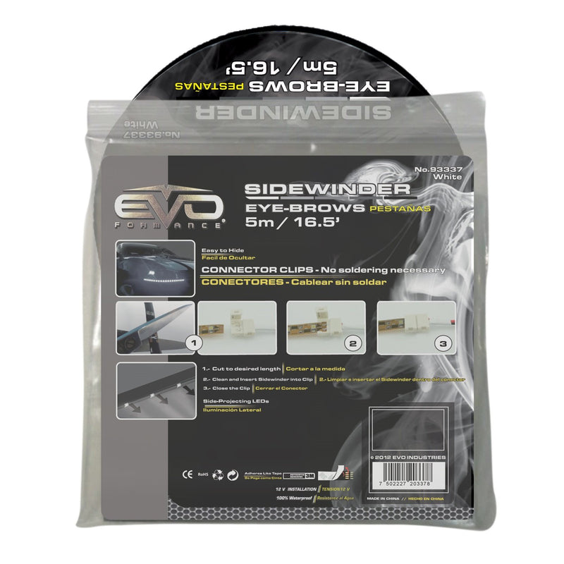 EVO Formance CIPA 93336 LED Sidewinder Eyebrows, Red
