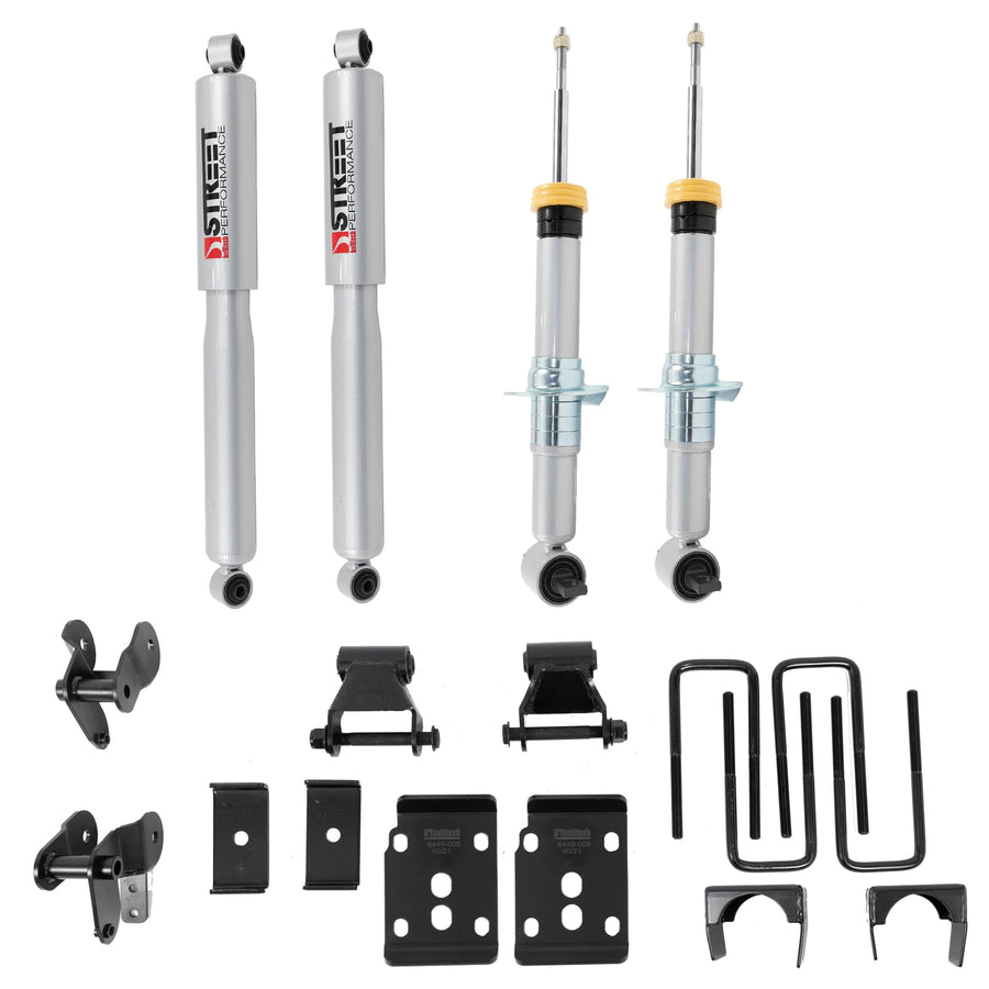 Belltech 2WD 2021+ Ford F-150 1-3.5in Front 4.5in Rear Complete Lower