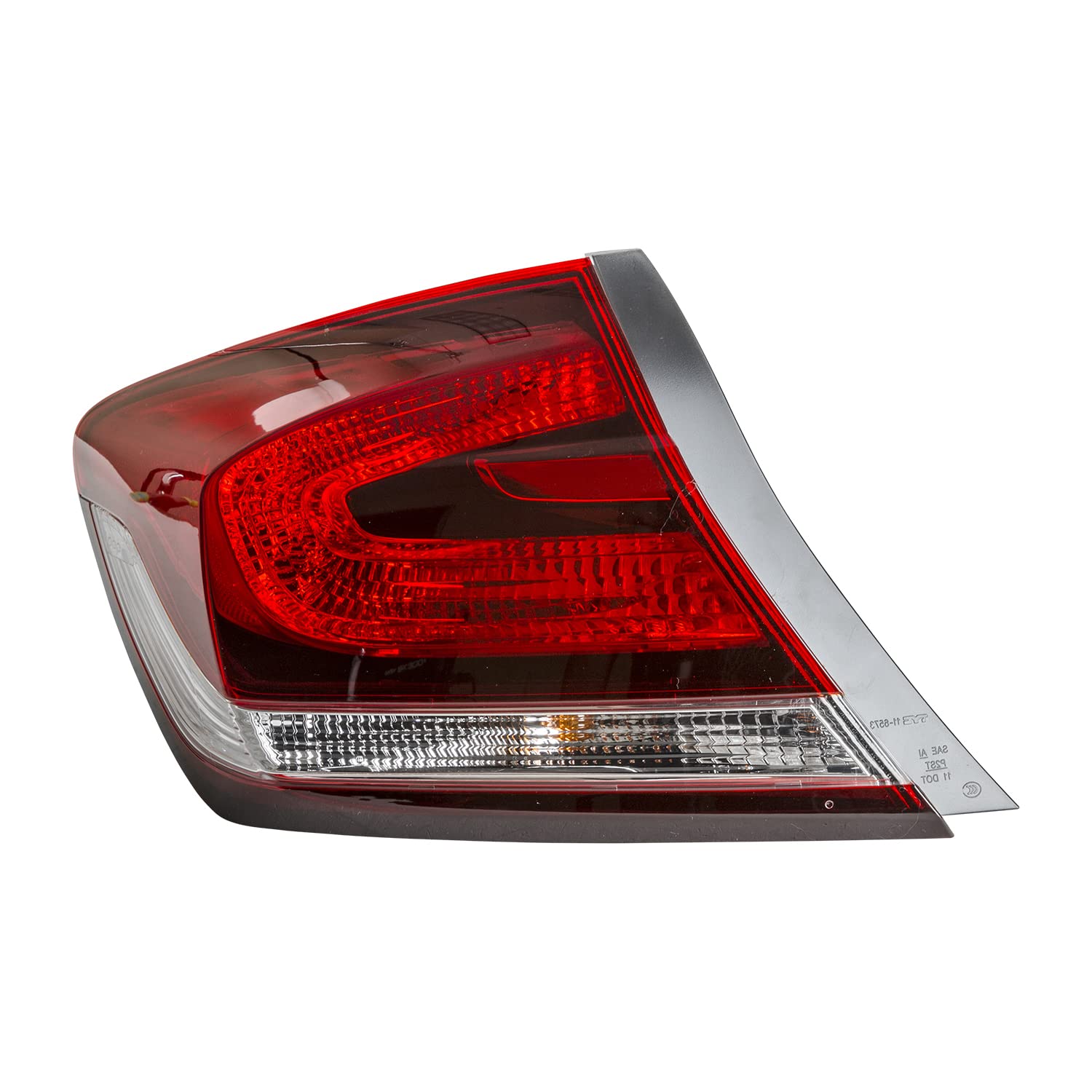 Left TYC Tail Light Assembly Compatible with 2013-2015 Honda Civic