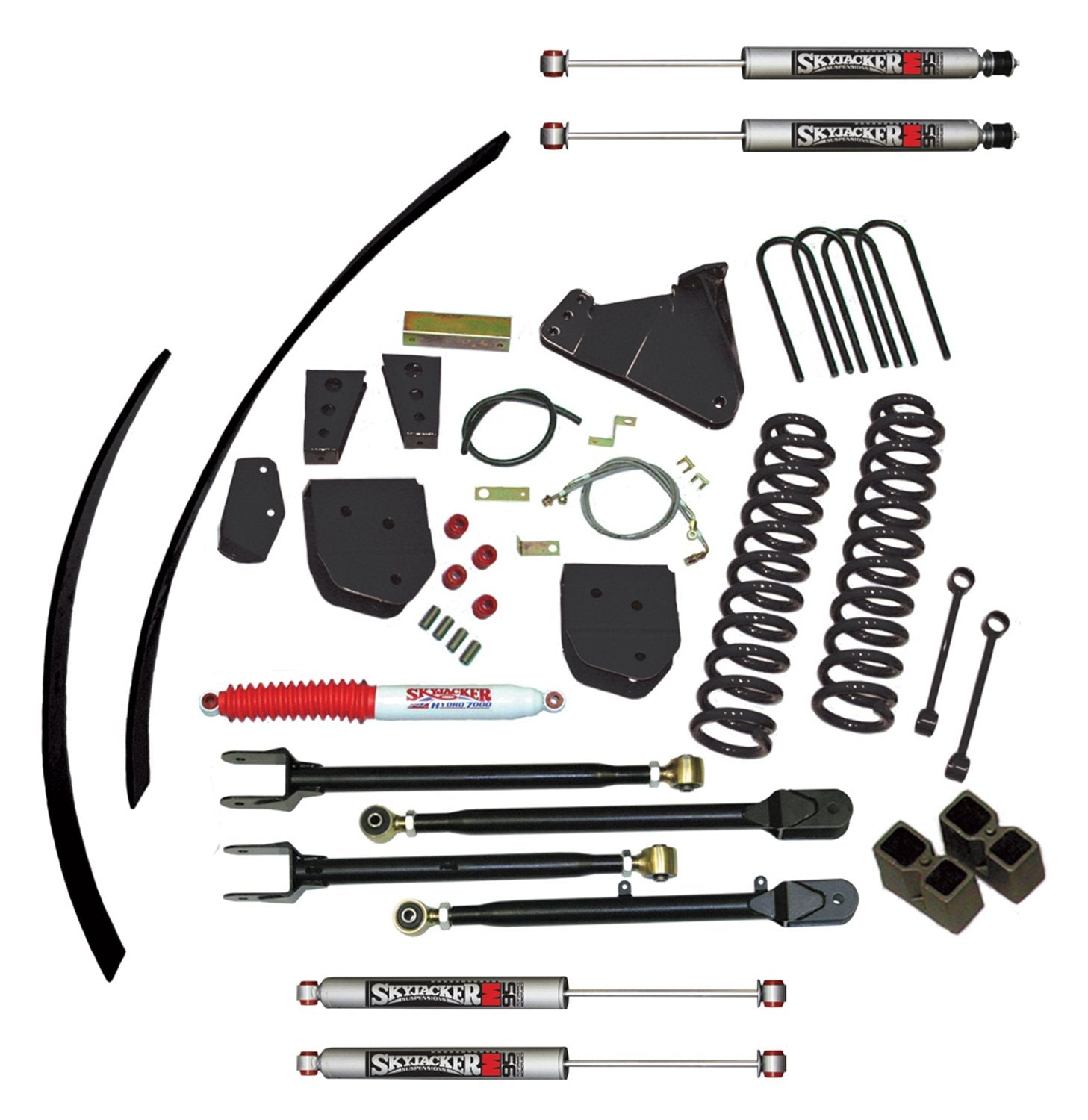 Skyjacker Suspension Lift Kit F8802K-M w/Shock M95 Performance Shocks 8.5 in. Lift 4-Link Conversion