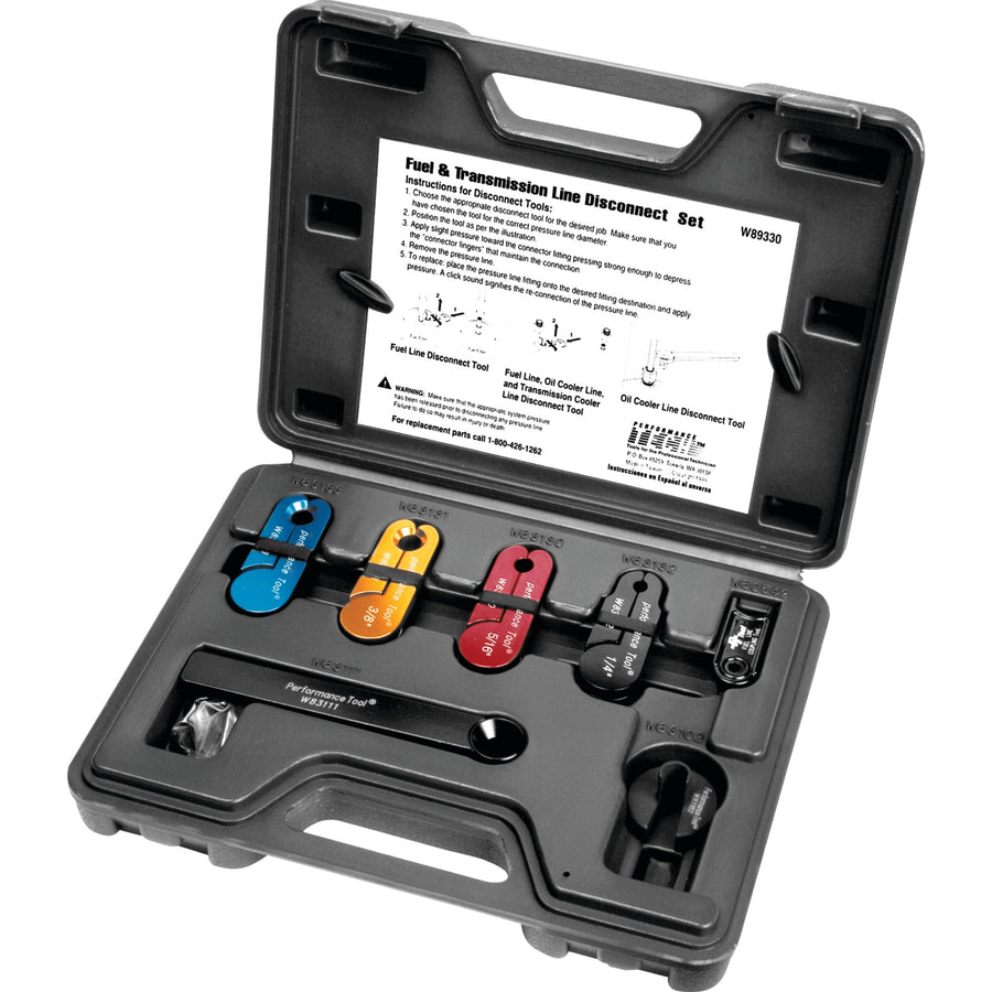 W89330 Performance Tool Fuel And Transmission Line Disconnect Set, 7-Piece
