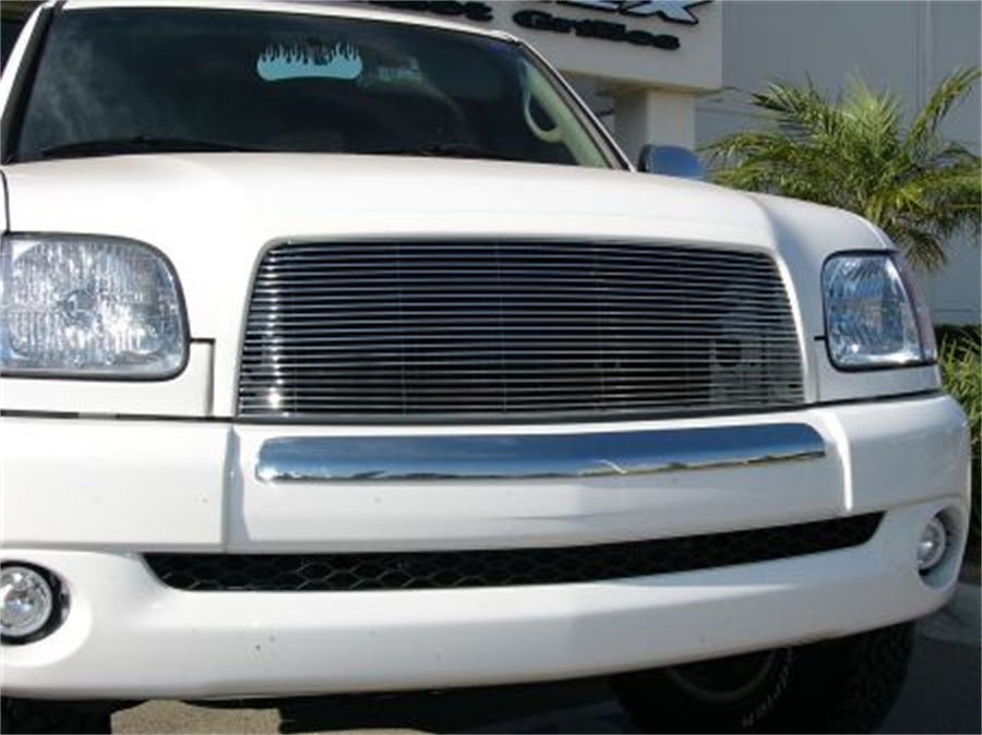 Horizontal T-Rex 20958 Aluminum Polished Finish Billet Grille Insert for Toyota Tundra Dbl Cab