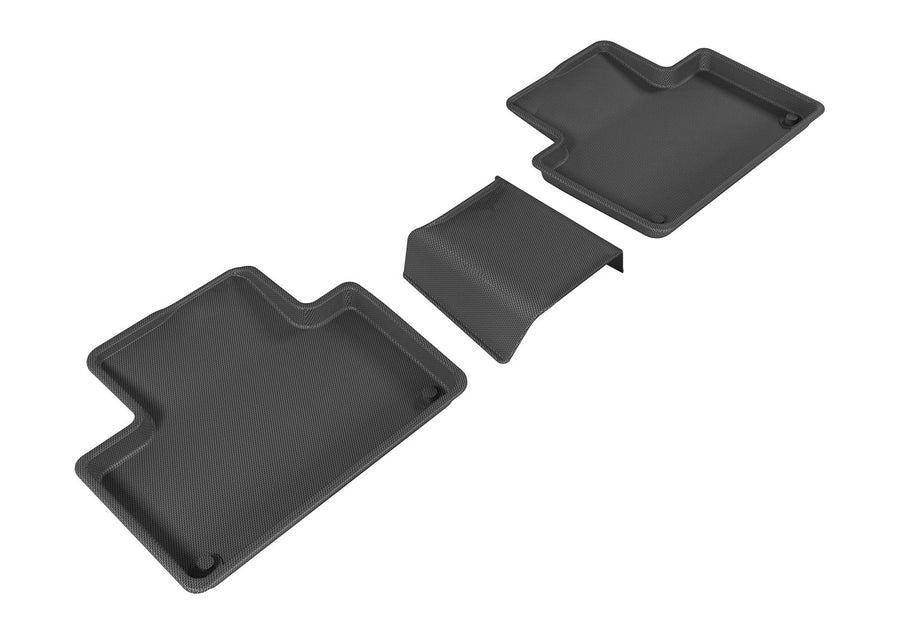 3D MAXpider Kagu Custom Fit Floor Mat (Black) Compatible with Volvo XC90 (T5/B5) / XC90 (T6/B6) 2015-2026 - R2