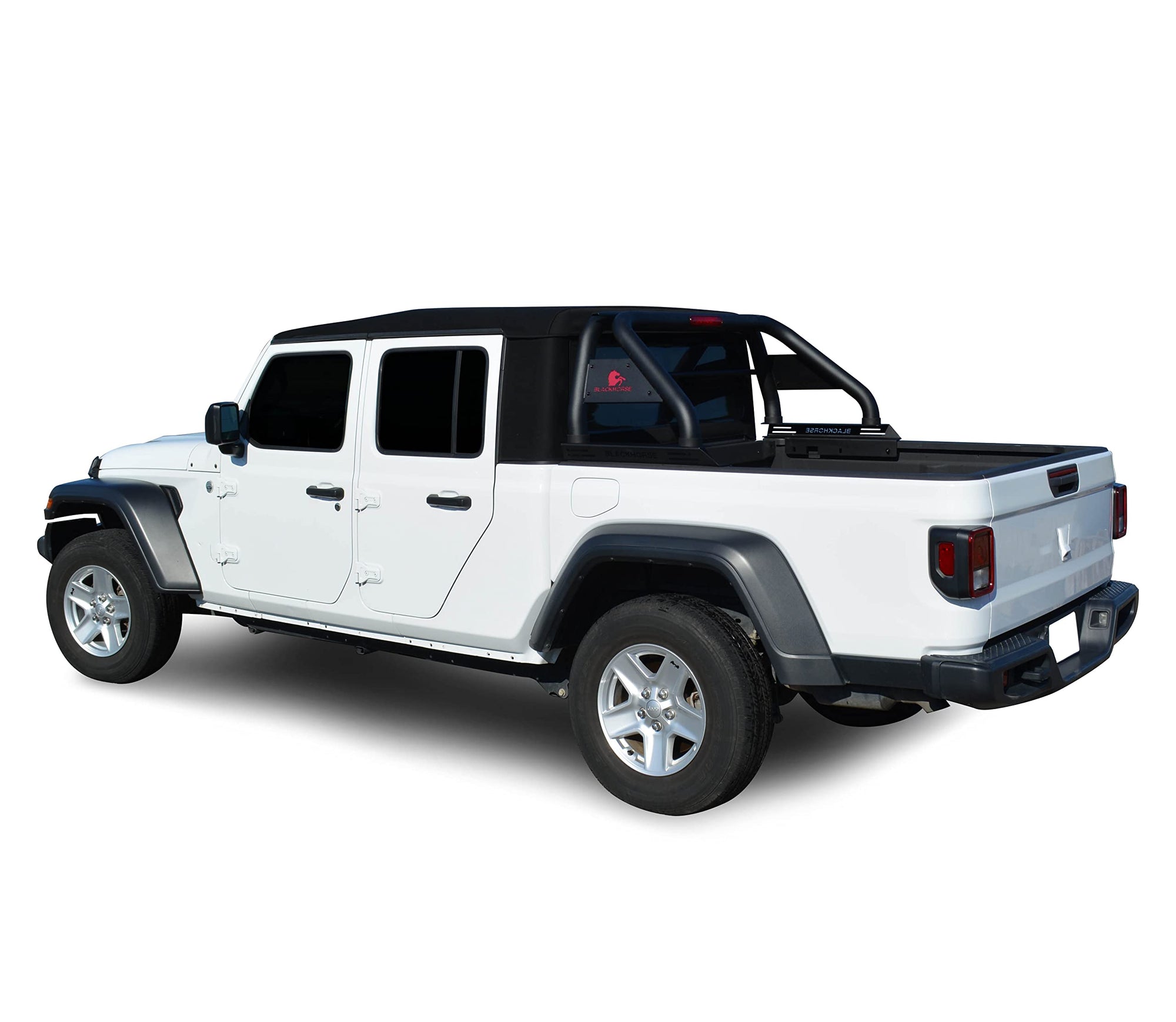 Black Classic Roll Bar Black Horse Off Road Compatible with 2020-2022 Jeep Gladiator RB09BK
