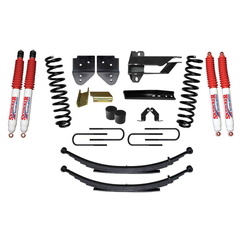 Skyjacker Suspension F17451KS-N Lift Kit w/Shock 4 in. Lift Incl. Front Coil Springs Rear Leaf Springs Nitro 8000 Shocks