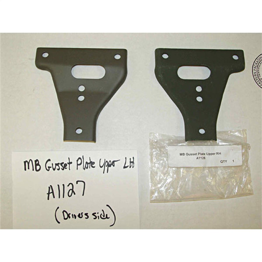 12021.27 | Omix-Ada | Bumper Gusset, Front, Left, Upper | OE Reference: A-1127 | Fits 1941-1945 Willys MB/Ford GPW