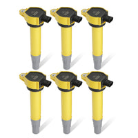 SuperCoil ACCEL 140502-6 Ignition Coil - Yellow - 6-Pack
