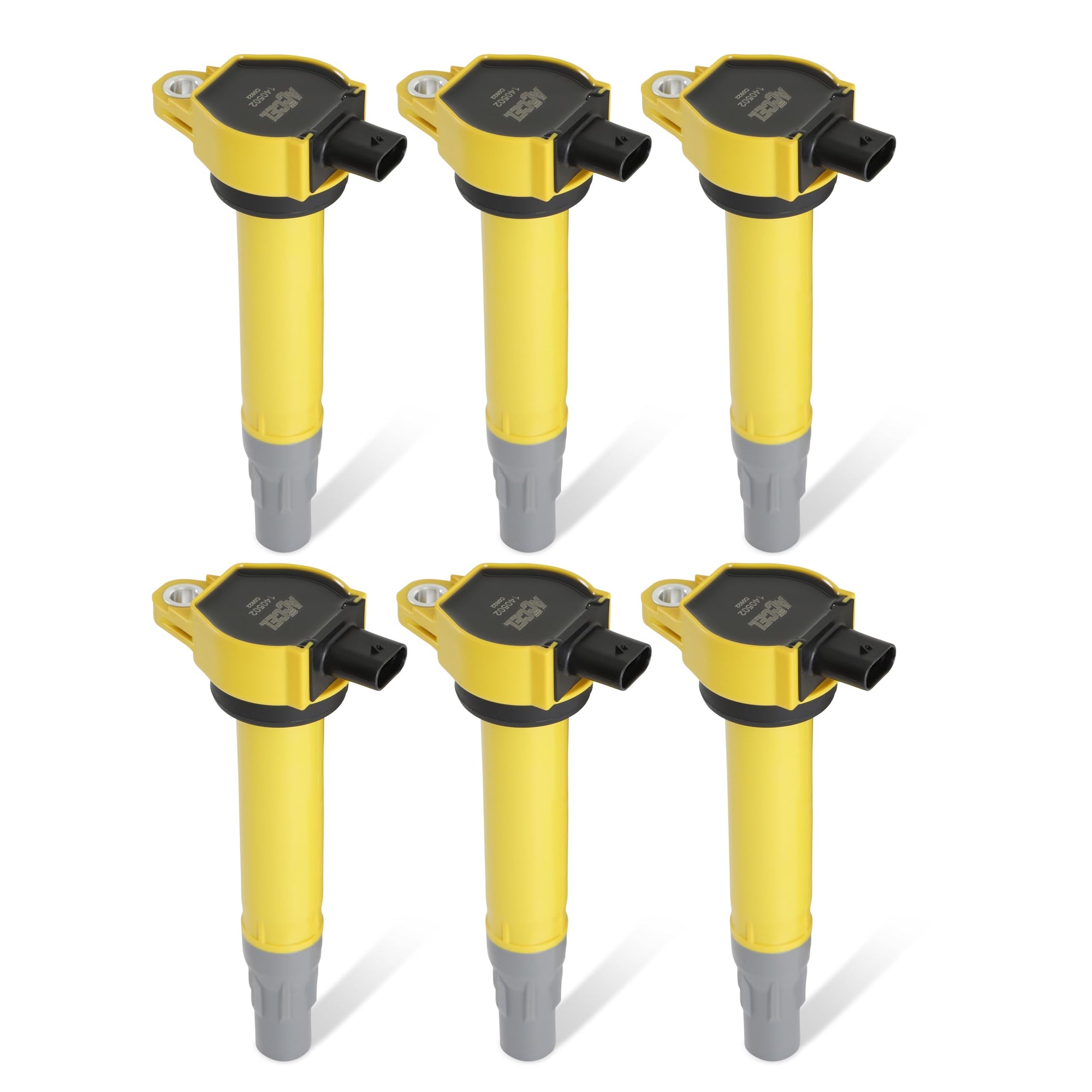 SuperCoil ACCEL 140502-6 Ignition Coil - Yellow - 6-Pack