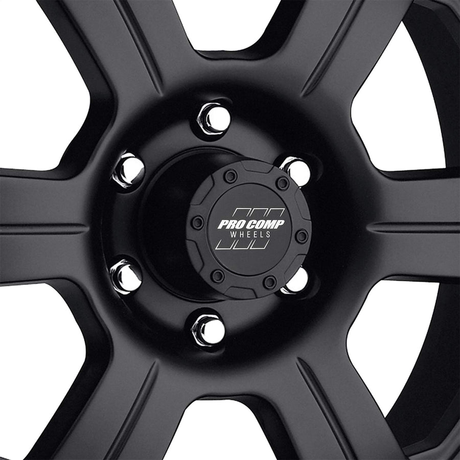 PXA89 Pro Comp Alloys 16X8 6X4.5 F-BLK -12MM - PXA7089-6868