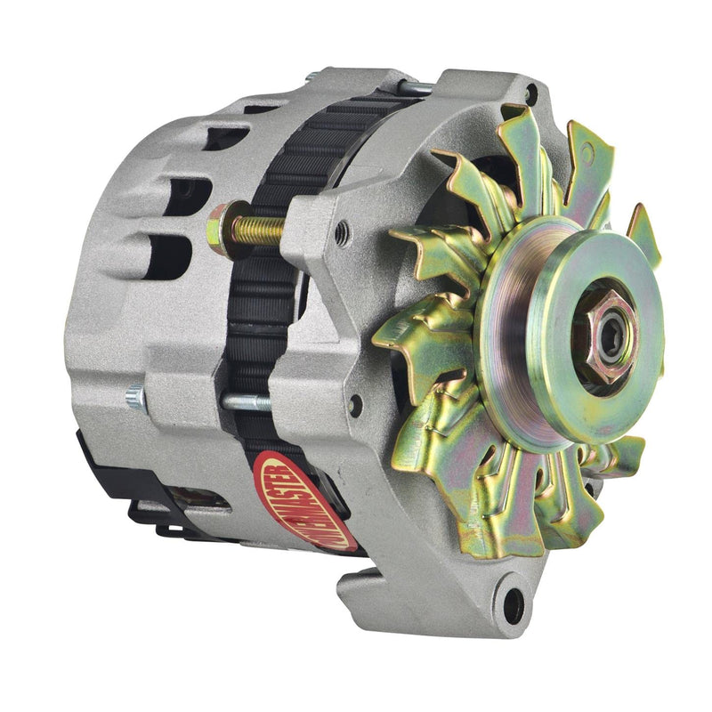 Alt GM Powermaster CS130 Natural 140A 1V Pulley Offset Left MTG 1-Wire or OE Hookup
