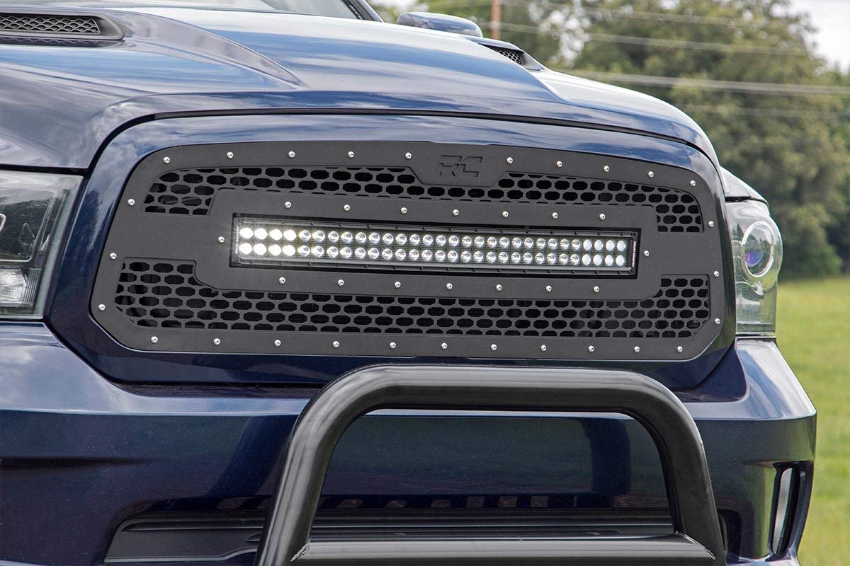 Rough Country LED Mesh Grille Insert for 2013-2018 Ram 1500 2WD/4WD - 70199