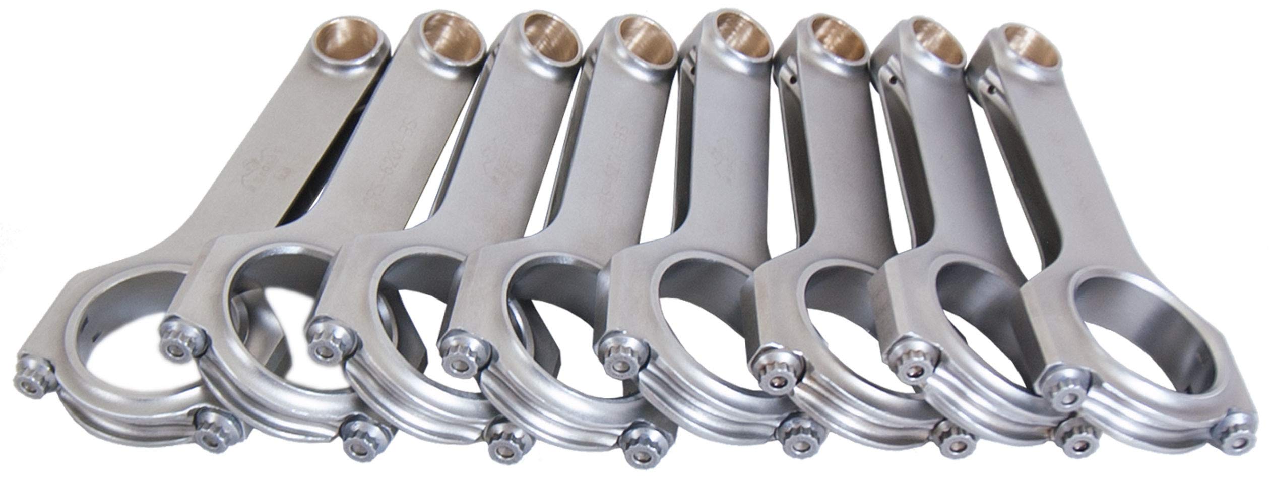 Eagle Specialty Products 6.20" CRS6200B3D Forged H-Beam Connecting Rod Set for Small Block Chevy
