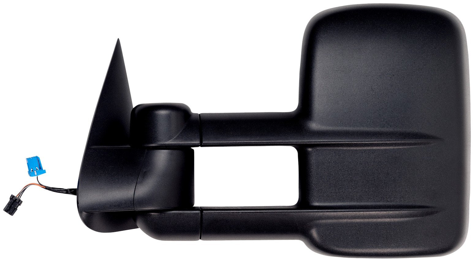 K Source Extendable Driver Side Towing Mirror For 2003 – 2007 Escalade, Avalanche, Suburban, Tahoe, Yukon, Silverado, Sierra, Silverado/Sierra Classic. Textured Black, Power Heated, LED Arrow Signal, Dual Lens, Foldaway