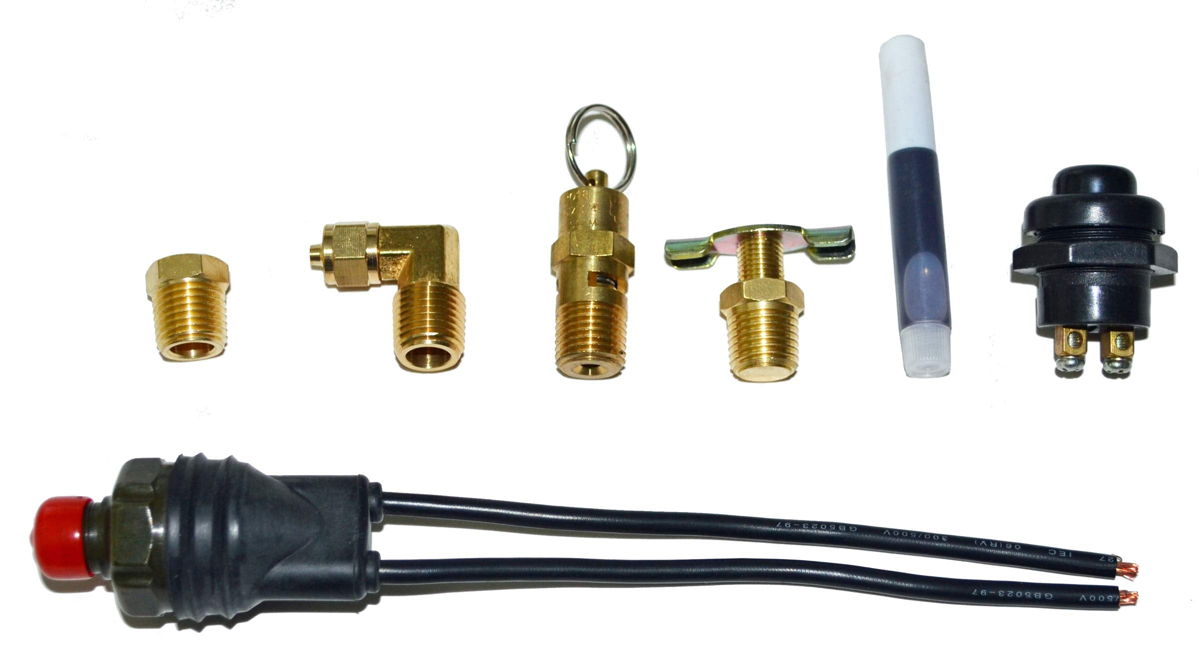 24-Volt Kleinn Air Horns 6354 Heavy Duty Sealed Air System With Compressor, 3 Gallon Tank and Hardware