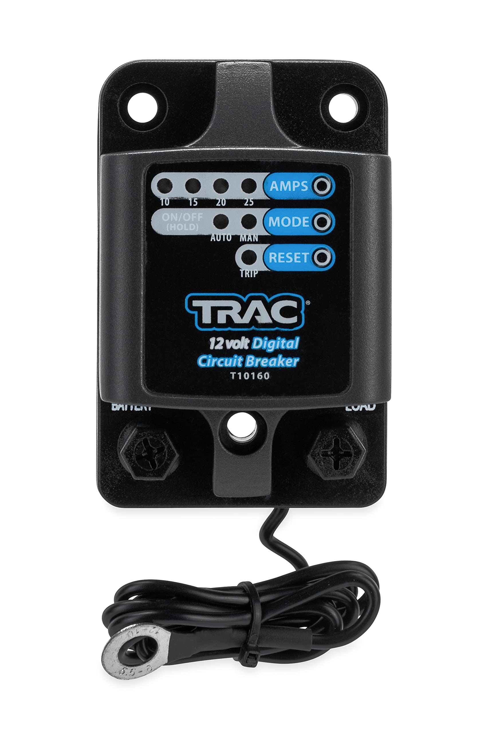 Trac Outdoors 10-25 Amp Digital Circuit Breaker - Innovative Design Eliminates the Inaccuracy of Thermal Breakers - Waterproof (69410)