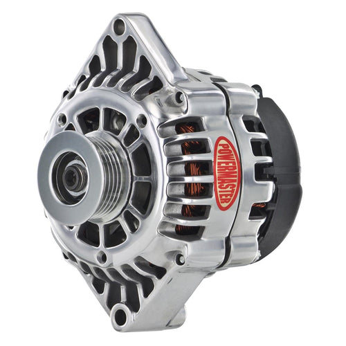 Alt GM CS130D Powermaster Polish 120A 6 grv Pulley Str MTG PLFS VR
