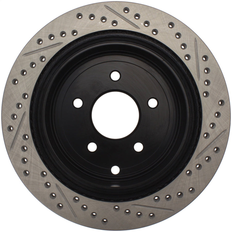Sport Drilled/Slotted Brake Rotor StopTech 127.42078L (Rear Left), 1 Pack