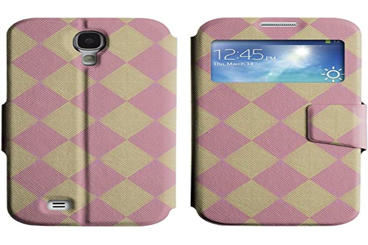 Slim Leather UNIQUE+ View Stand Case Apple iPhone 5C ( diamond pattern )