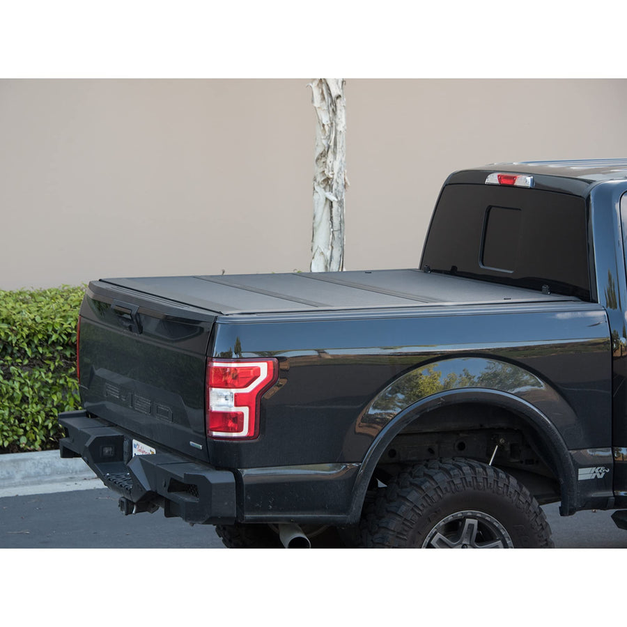 Toyota Tundra Low Profile Hard Tri-Fold Bed Cover for 2014-2021 Toyota Tundra 5.5ft (66") Short Bed | CoveRex TFX | 7162211