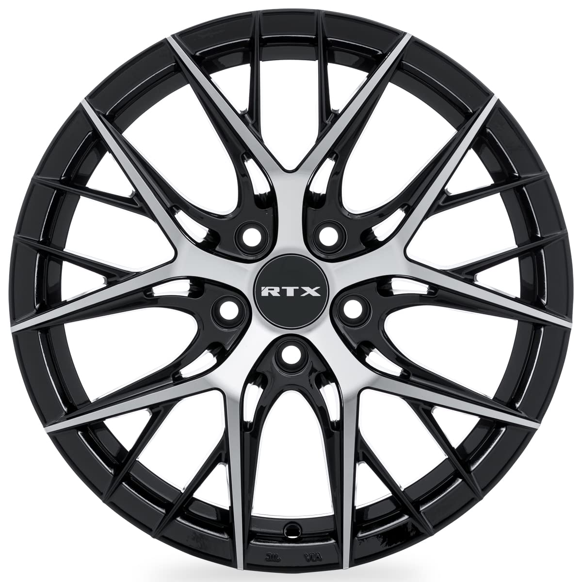 083035 • RTX® Valkyrie • Gloss Black Machined • 20x8.5 5x114.3 ET38 CB73.1