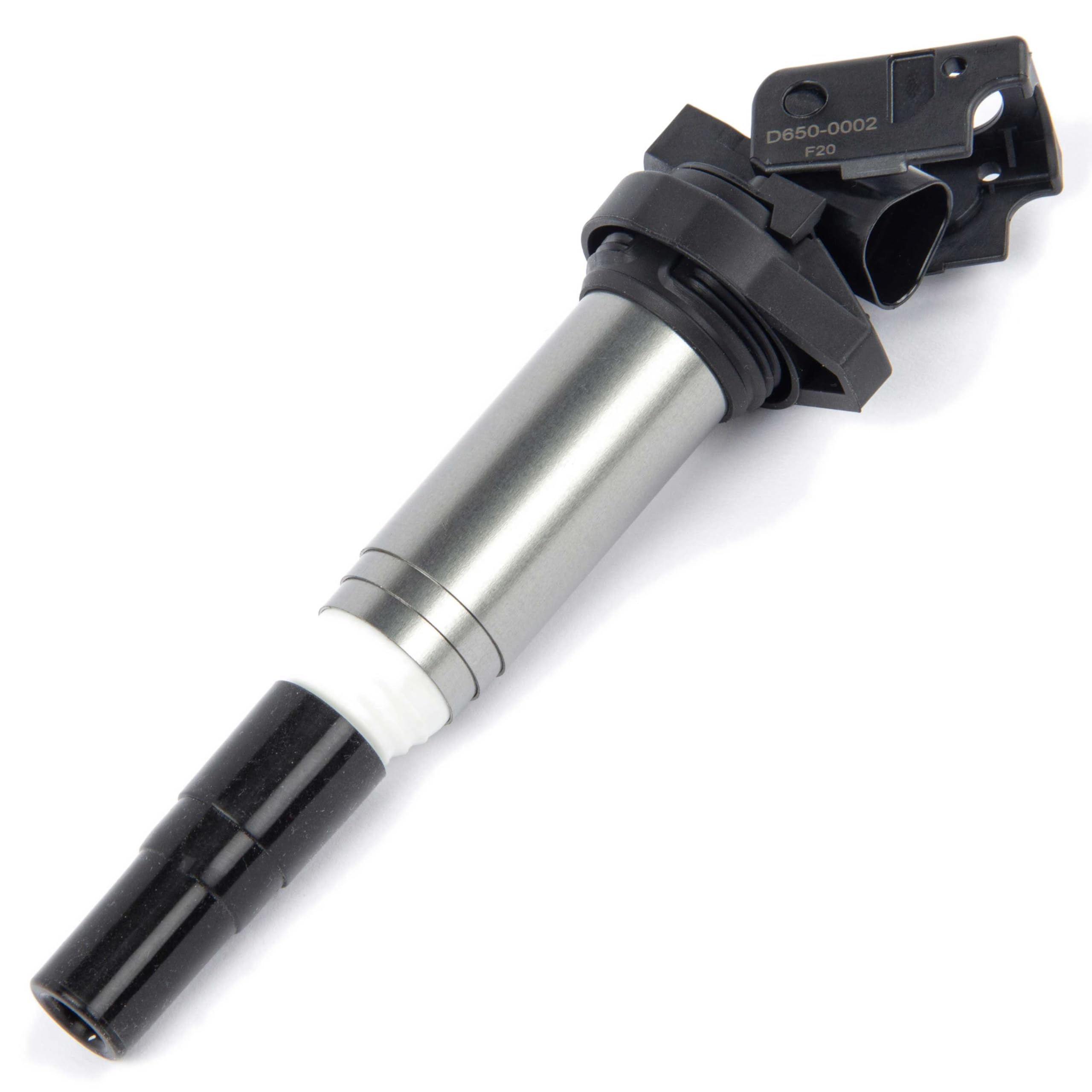 Dinan Ignition Coil for Select BMW M, N, and S Series Models D650-0002 (Black) - M54 N20 N52 N54 N55 N62 N63 S55 and S63 - Direct Replacement for OEM Stock Parts - 1 pack