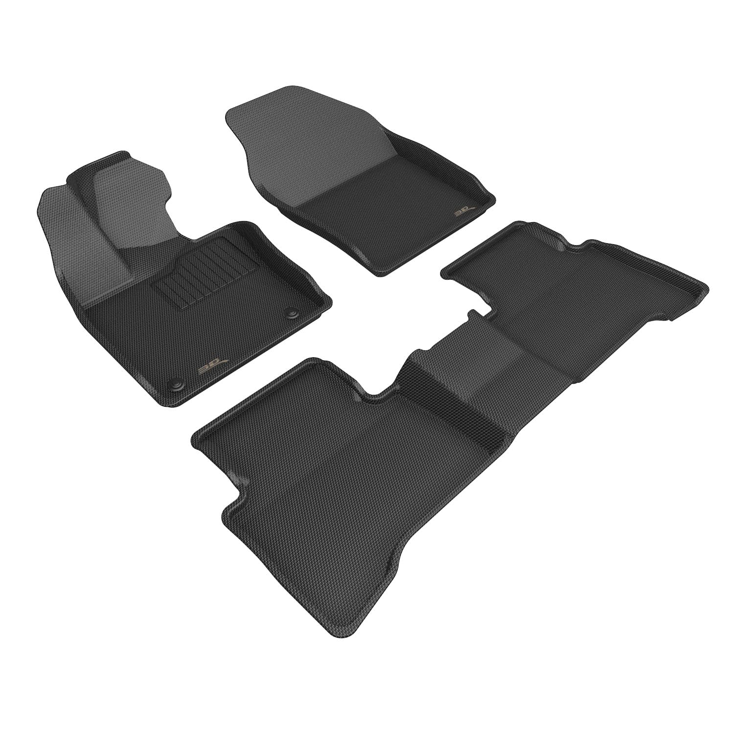 MAXpider 3D Custom Fit Kagu Floor Mat (Black) Compatible with Toyota Prius 2023-2026 - R1 R2