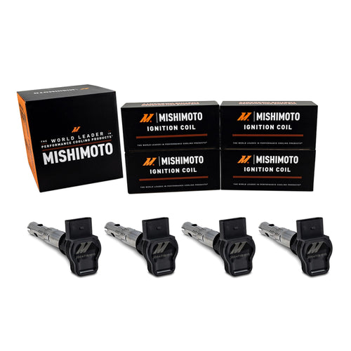 Mishimoto 4-Pack Ignition Coil compatible with Audi A3 2.0L 2009-2013
