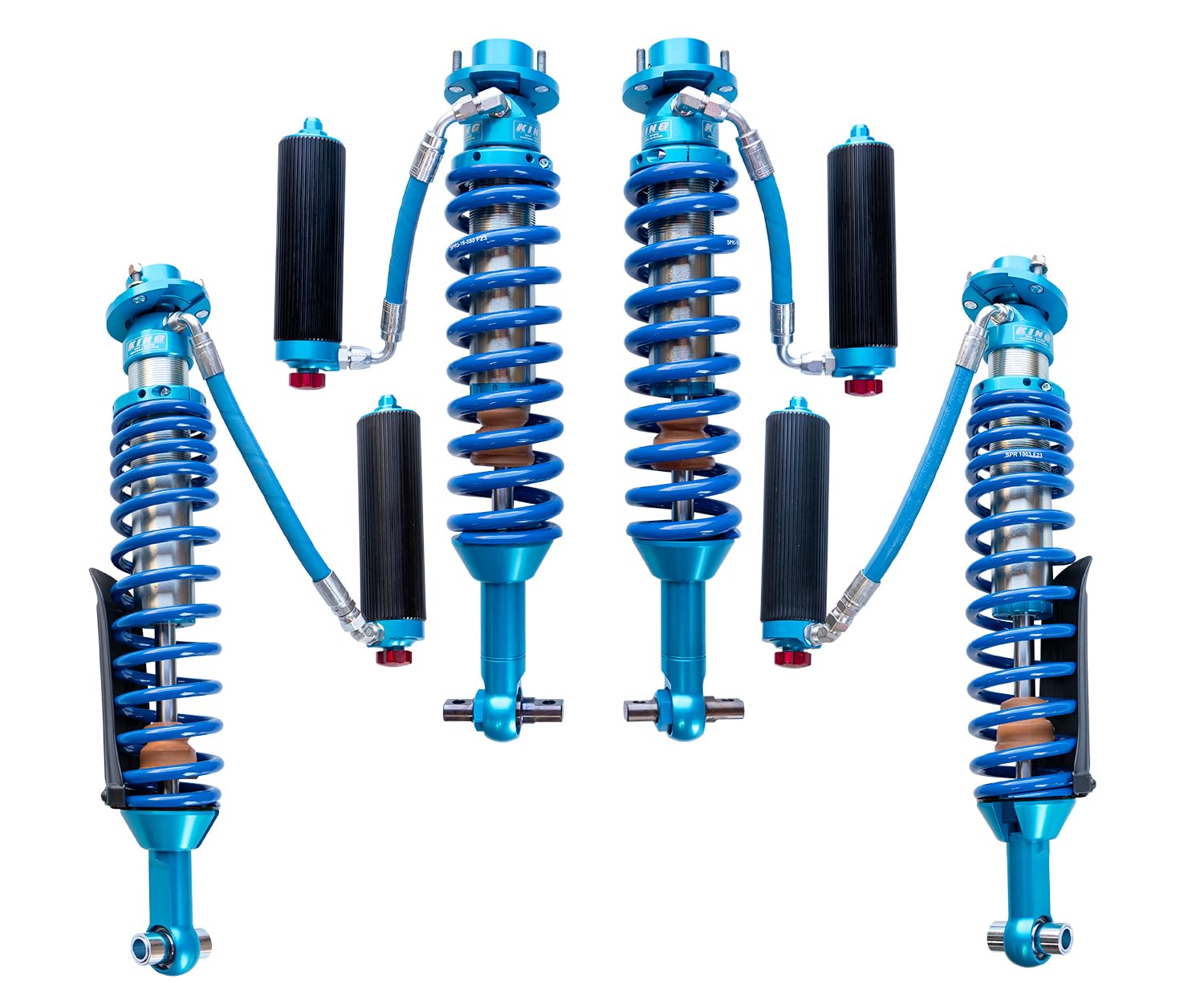 Carli-SPEC 17-23 Ford Bronco Carli Rear King COILOVERS W/King Rear RES MNT, Pair