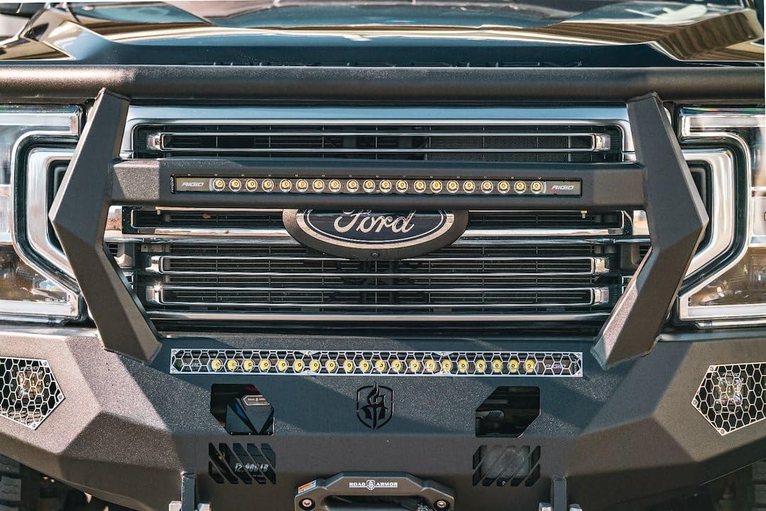 Front Bumper Road Armor 2202XFPRB Fits GMC Sierra 3500 HD