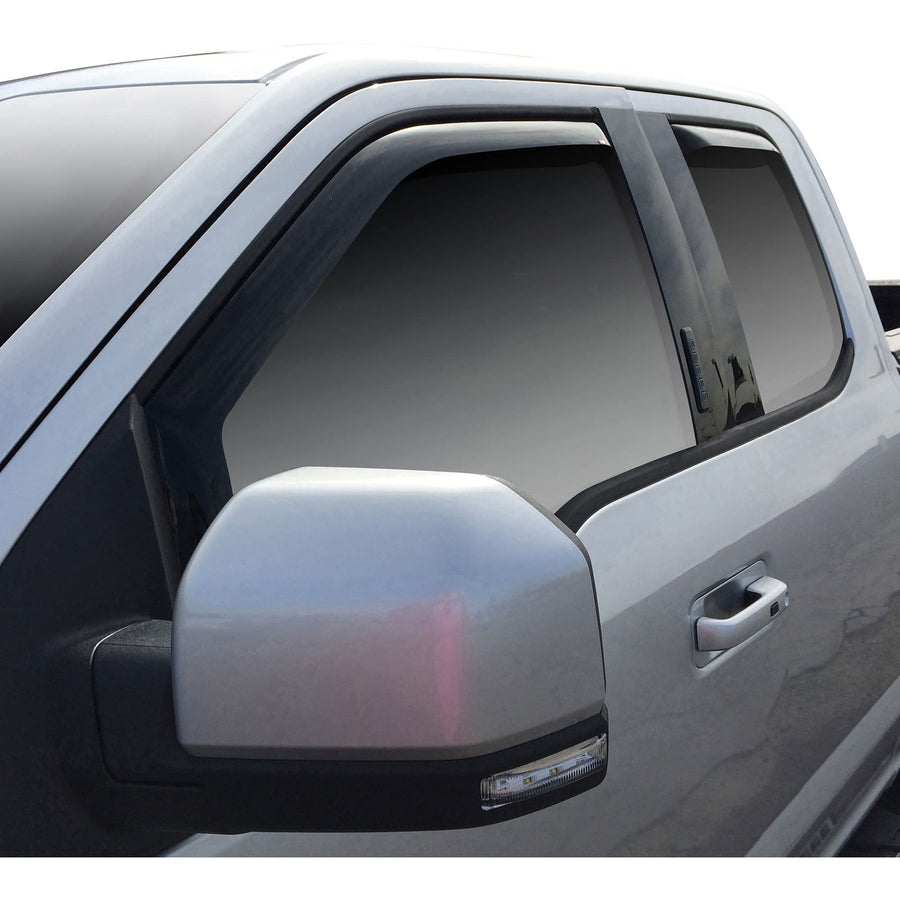 Westin 72-37409 Wind Deflector in-Channel 4pc fits 2015-2025 F-150 SuperCab 2017-2025 F-250 F-350 F-450 F-550 SD SuperCab