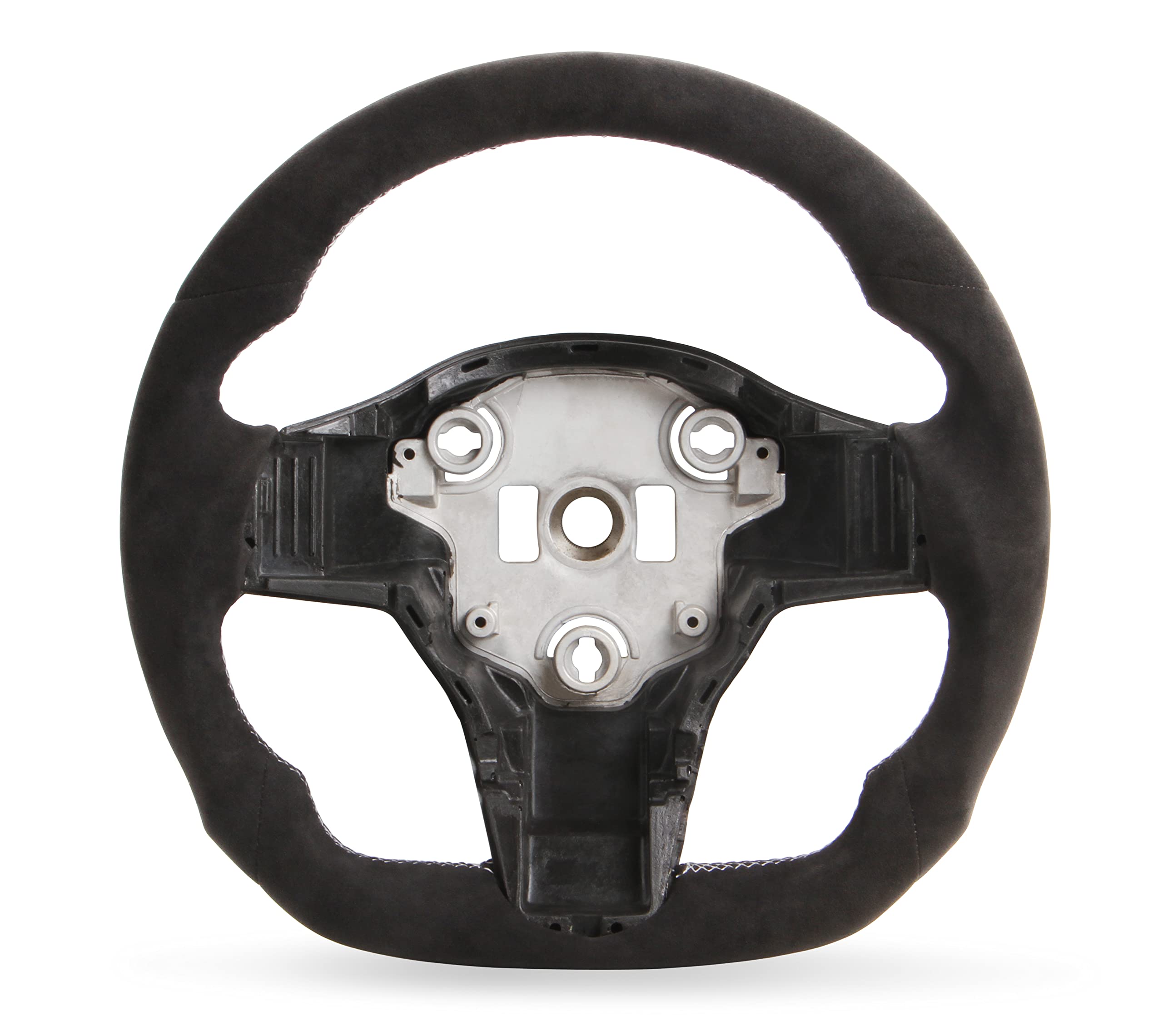 Synthetic Suede Wrapped Rekudo RK950-02 Steering Wheel