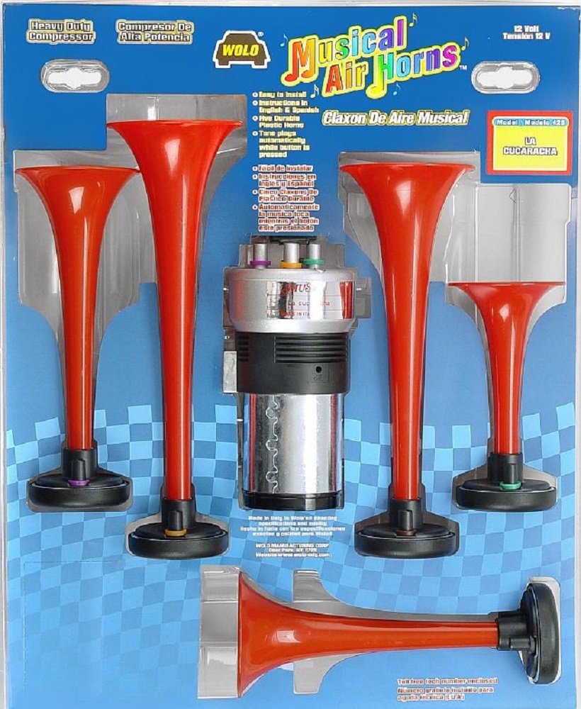 Musical Wolo (425) Horn - 12 Volt, Plays La Cucaracha