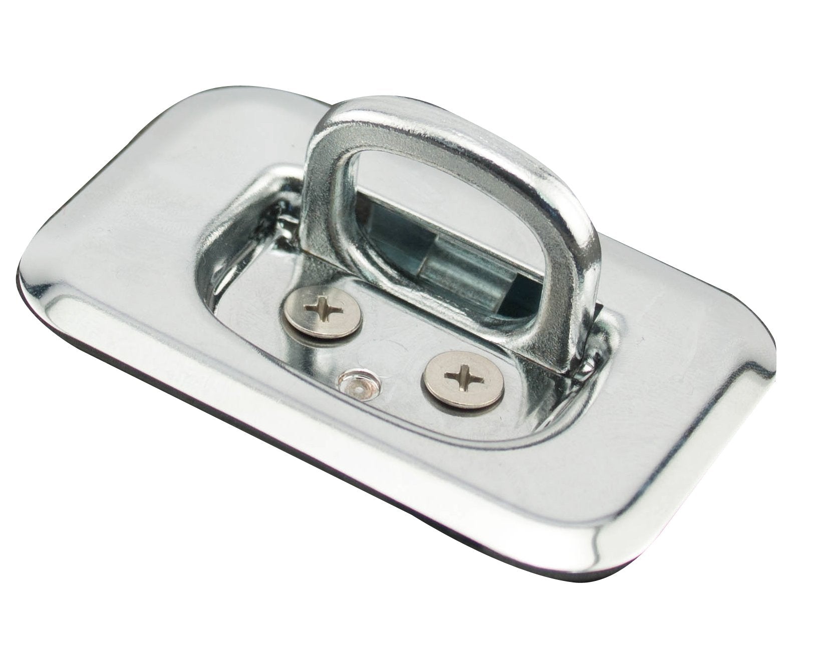 Chrome Plated Erickson Flip-Up Stake Pocket Anchor, (Pack of 2)
