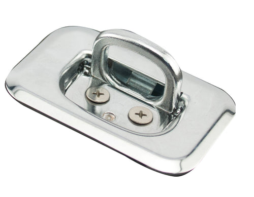 Chrome Plated Erickson Flip-Up Stake Pocket Anchor, (Pack of 2)
