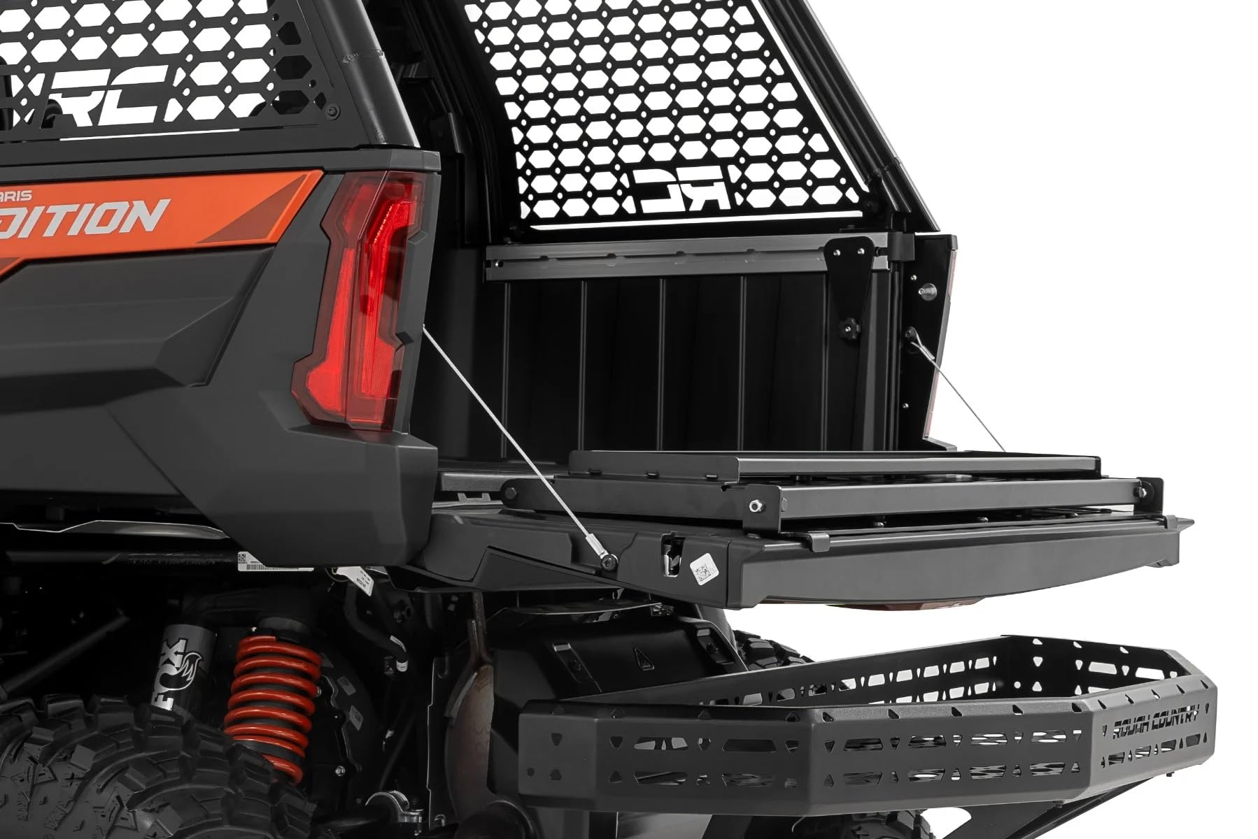 Rough Country Tailgate Extender for ADV-5 Polaris Xpedition - Expands Cargo Space, Easy Fold-Out Design