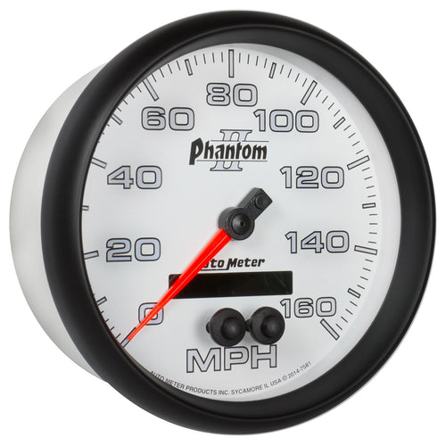 PHANTOM II AUTO METER 7581 5" GPS Speedometer (0-160 MPH)