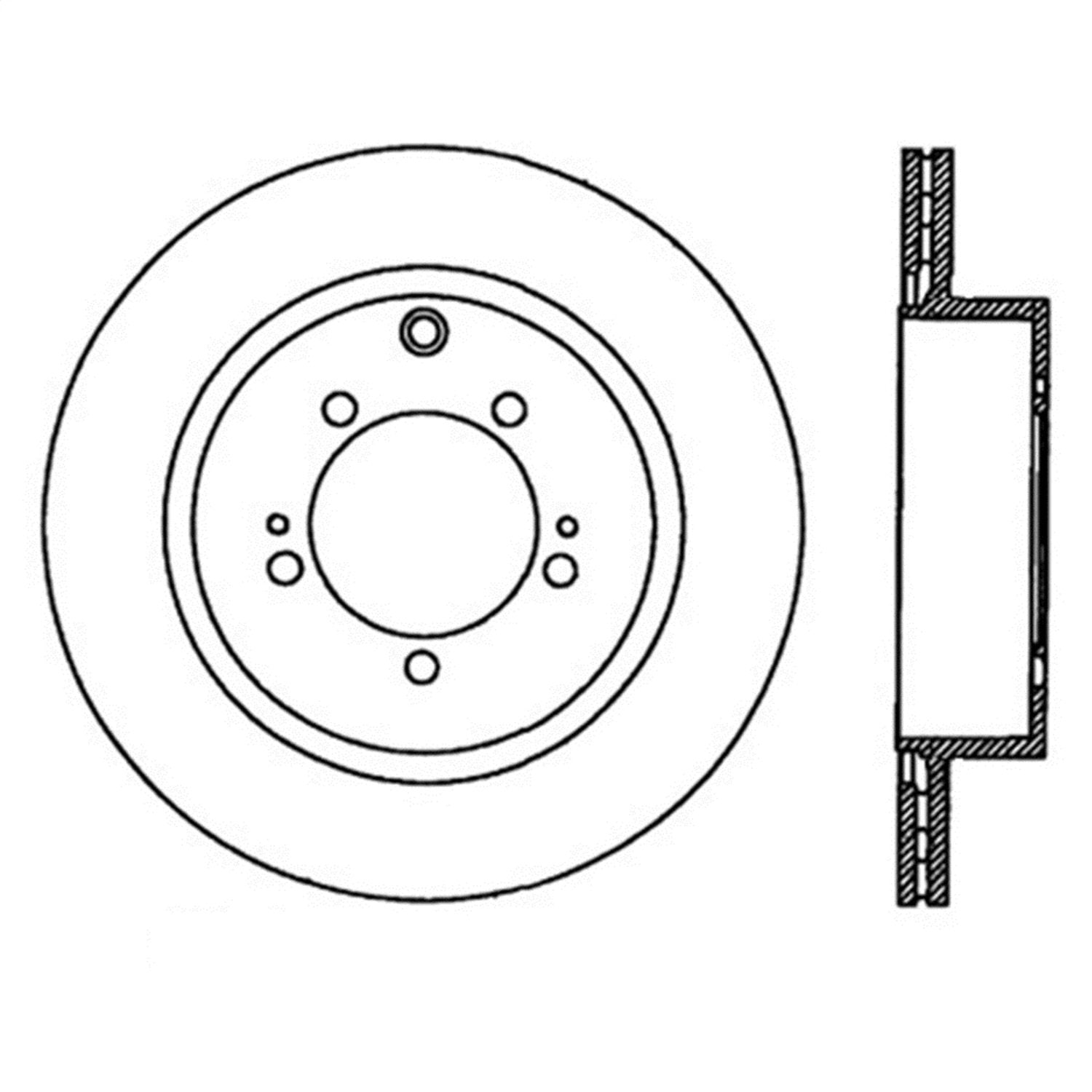 StopTech Sport Slotted 126.46075SL