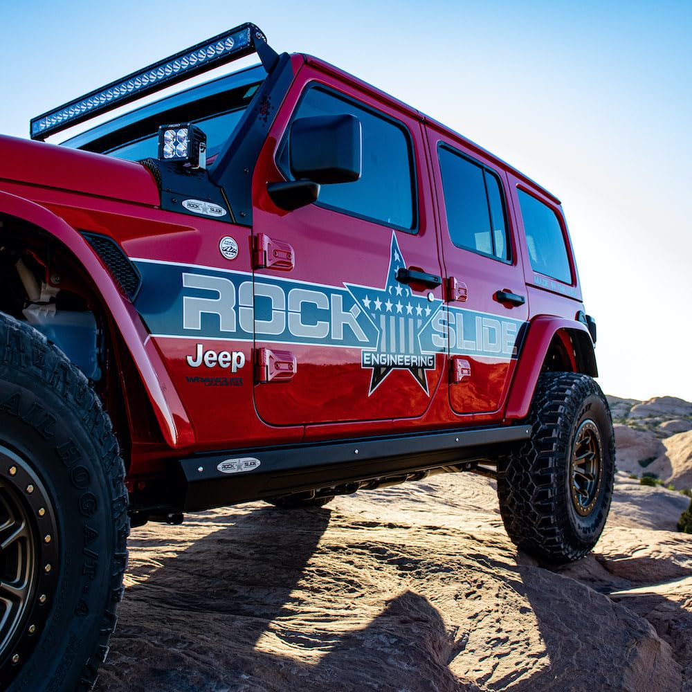 Jeep JL Side Step Sliders for 18-23 Wrangler 4 Door Models Drivers Side Sub Part Rock Slide Engineering