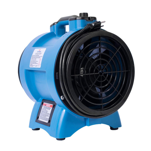 XPOWER 8" Diameter X-8 Industrial Confined Space Ventilation Fan – for Man Holes, Valve Volt