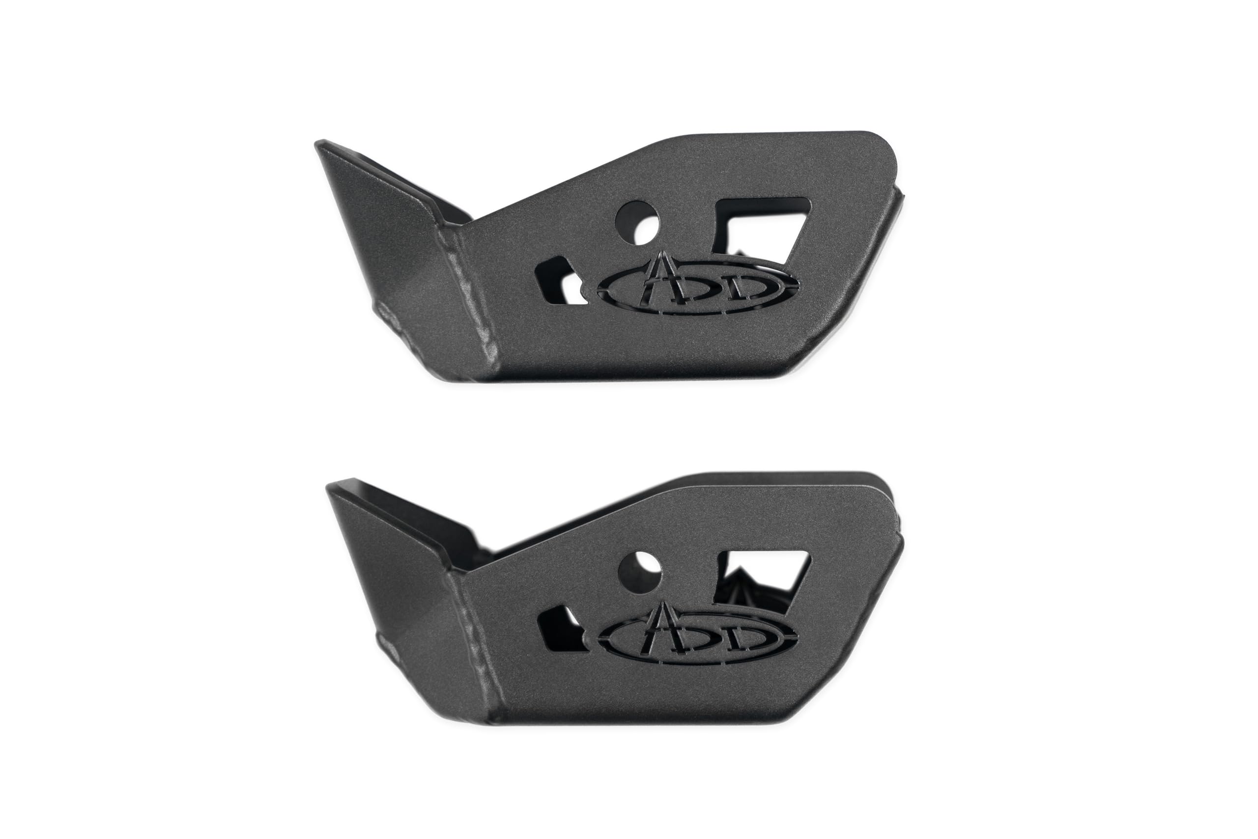 ADD Rear Offroad Shock Guard Skid Plates for The 2021+ Ram 1500 TRX | Sold as a Pair | Protects Lower Shock Mount & Bolt | Made in The USA | 3/16" Steel