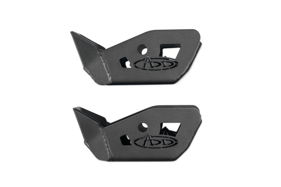 ADD Rear Offroad Shock Guard Skid Plates for The 2021+ Ram 1500 TRX | Sold as a Pair | Protects Lower Shock Mount & Bolt | Made in The USA | 3/16" Steel