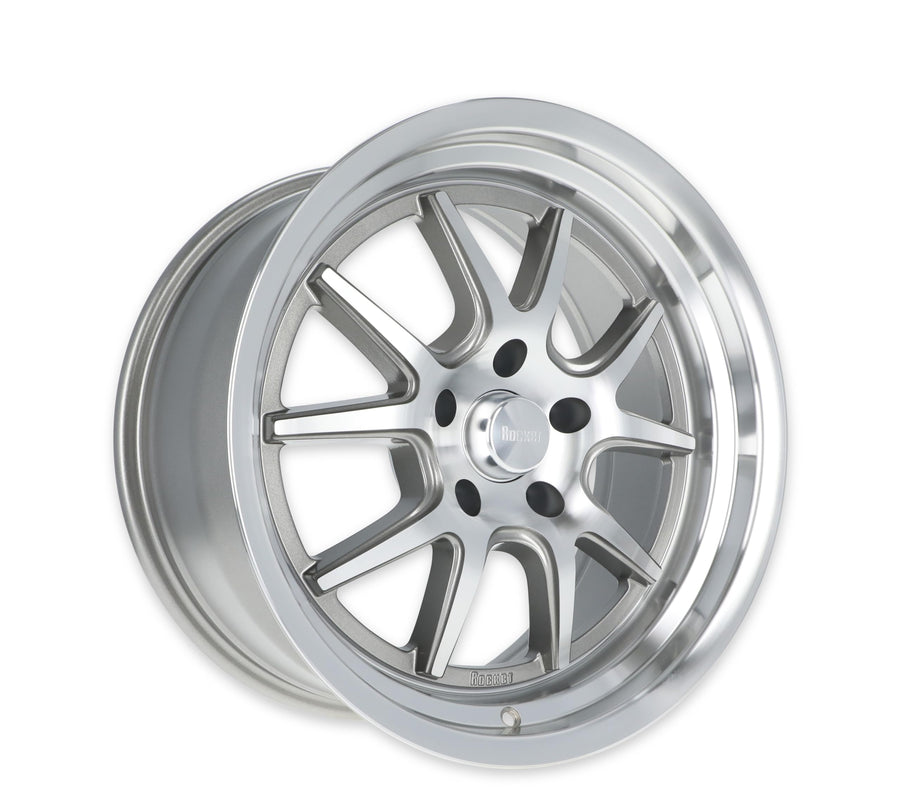 TTR19-896155 Rocket Racing Wheels 18x9 Attack Machined 5x4.75 5.5 bs