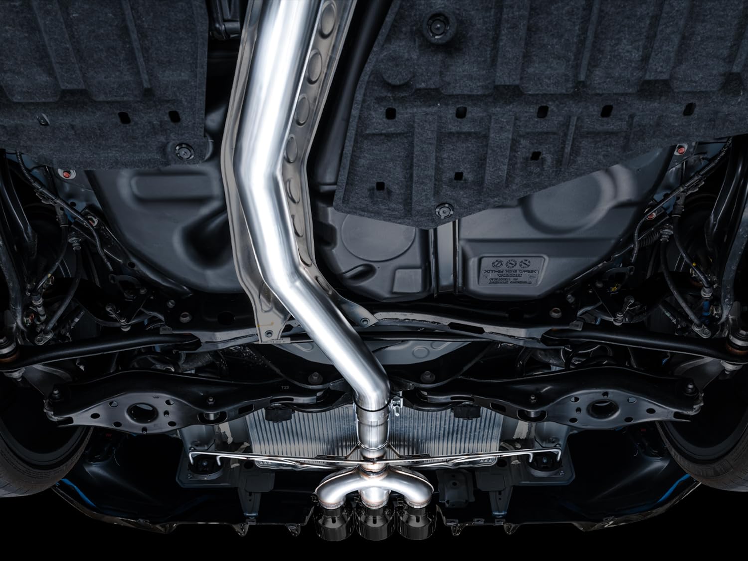 2023 Honda Civic Type R FL5 AWE Tuning Track Edition Exhaust with Triple Diamond Black Tips