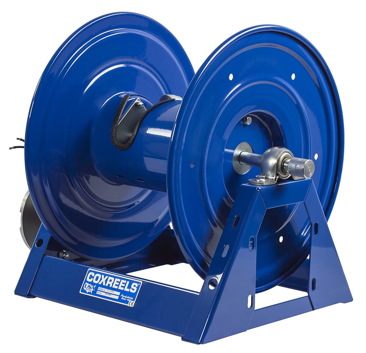 Competitor Series Coxreels 1125-4-200-E Motorized Reel - 1/2" Hose ID - 200' Length - For Air Compressor, Garden and Pressure Washer Hoses Professional Grade (Hose Not Included) Made in USA