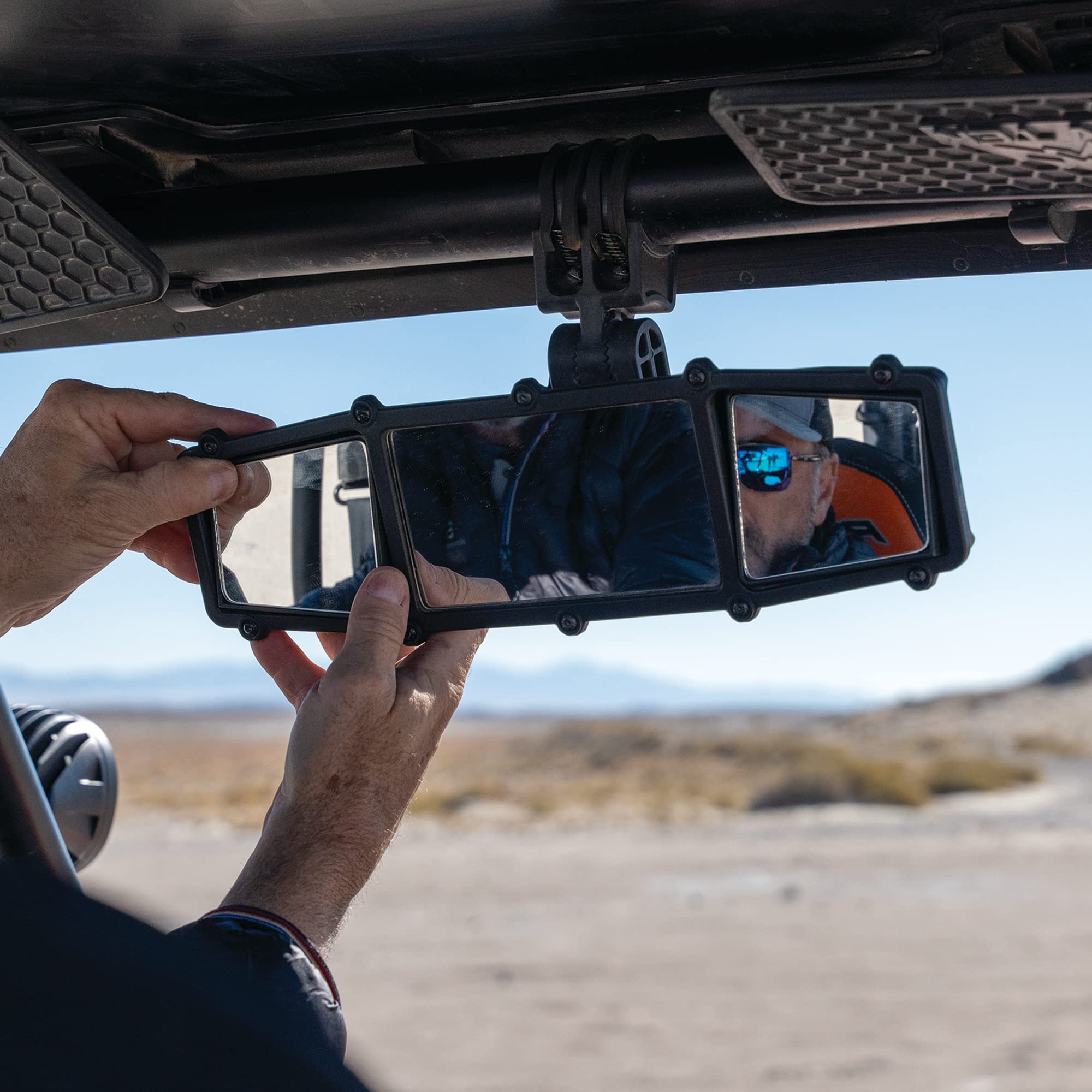 UTVMIRCTR-ES1 Elite ATV Tek Deluxe Adjustable Mount Rear View Mirror