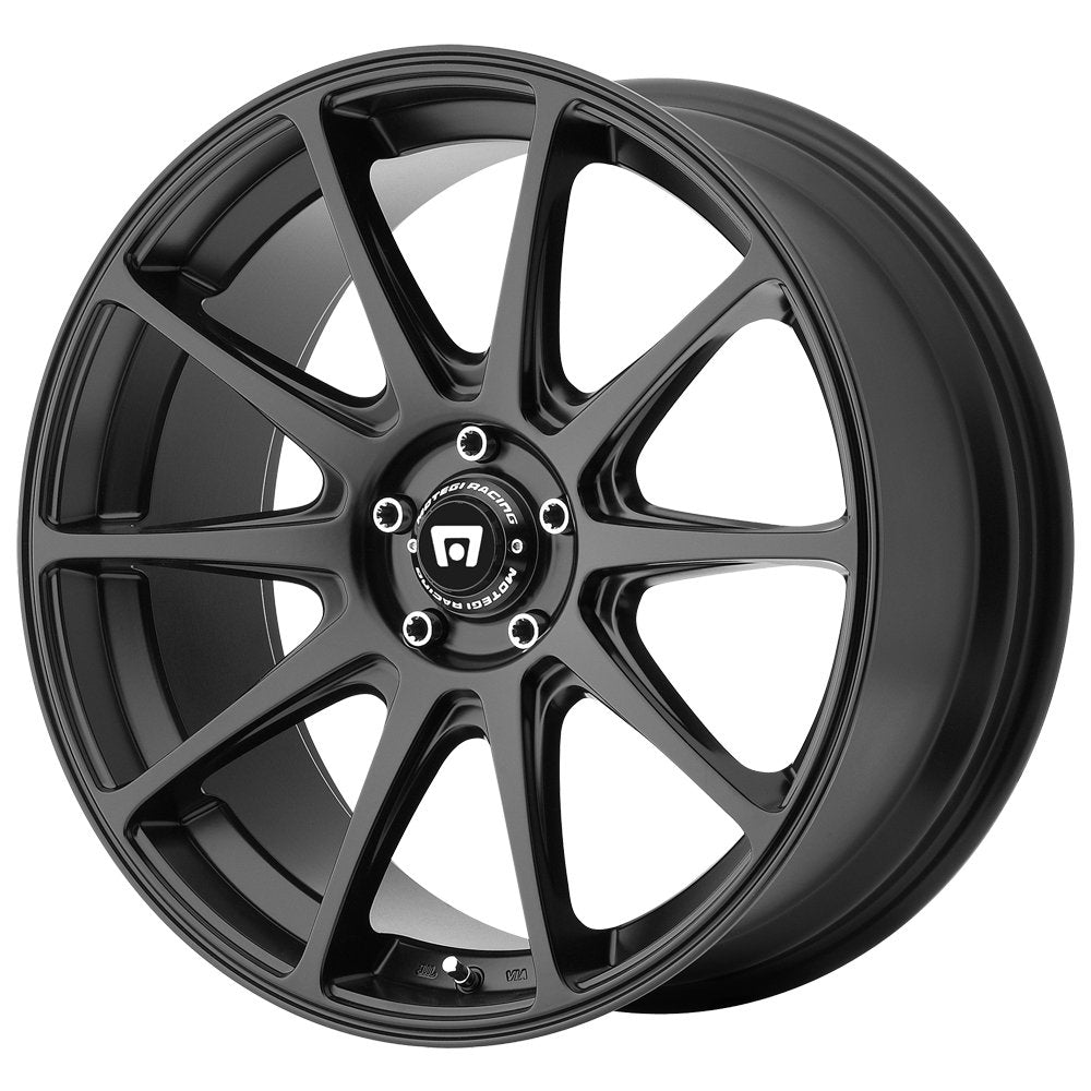 Satin Black Motegi Racing MR127 Wheel (17x8"/5x112mm, 38mm offset)
