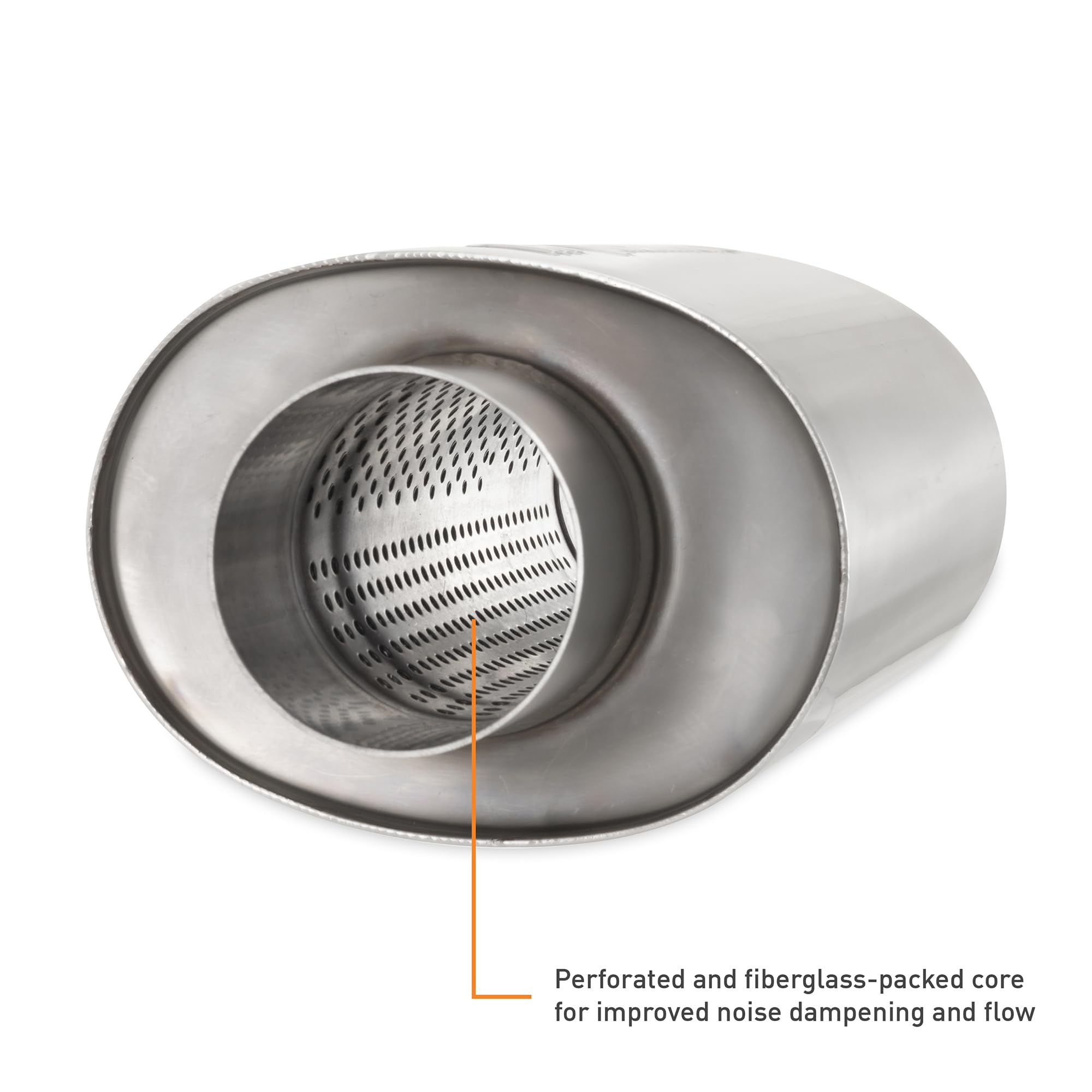 Mishimoto Stainless-Steel Universal Exhaust Resonator, 2.5-Inch