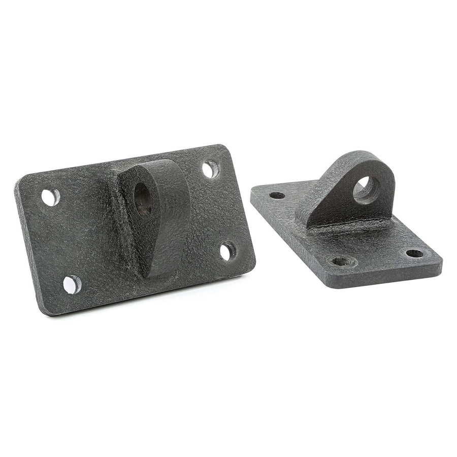 XHD Rugged Ridge Bumper D-Ring Shackle Bracket | Textured Black, Steel | 11540.27 | Fits Bumpers from RuggedRidge