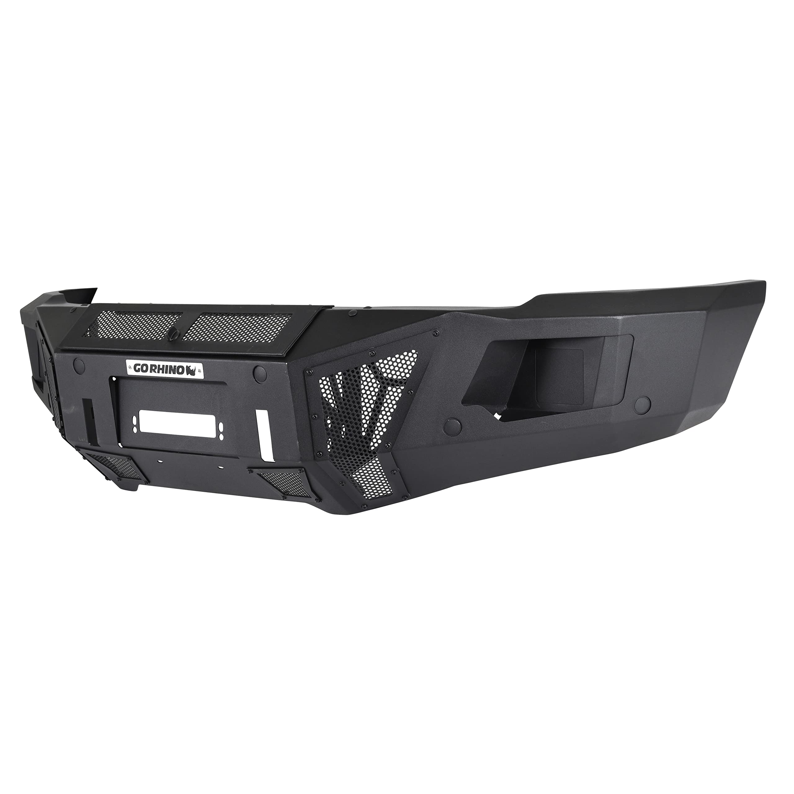 BR11 Go Rhino Front Bumper | Mild Steel, Textured Black | 24223T | Fits 2010-2018 Ram 2500, 3500