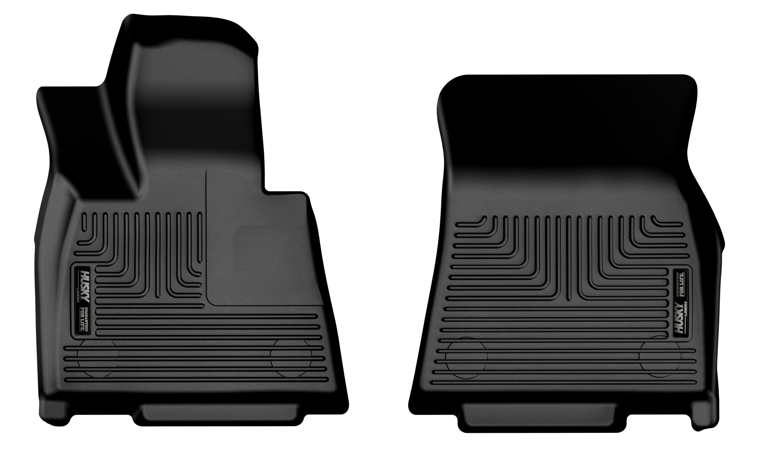 Weatherbeater Husky Liners Floor Mats | Fits 2019-2025 BMW X5 | Front Row, 2-pc Black - 15421